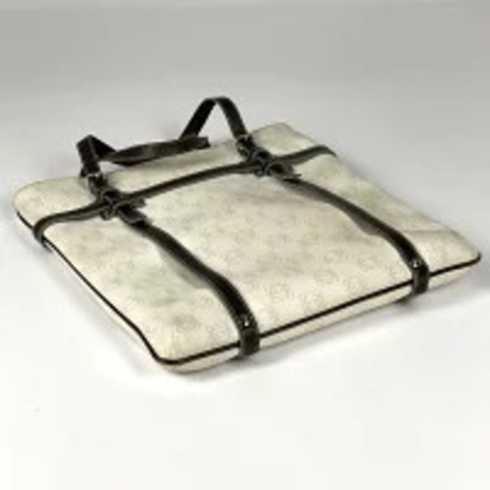Loewe Anagram 2way Tote Bag Canvas White - Picture 2 of 7
